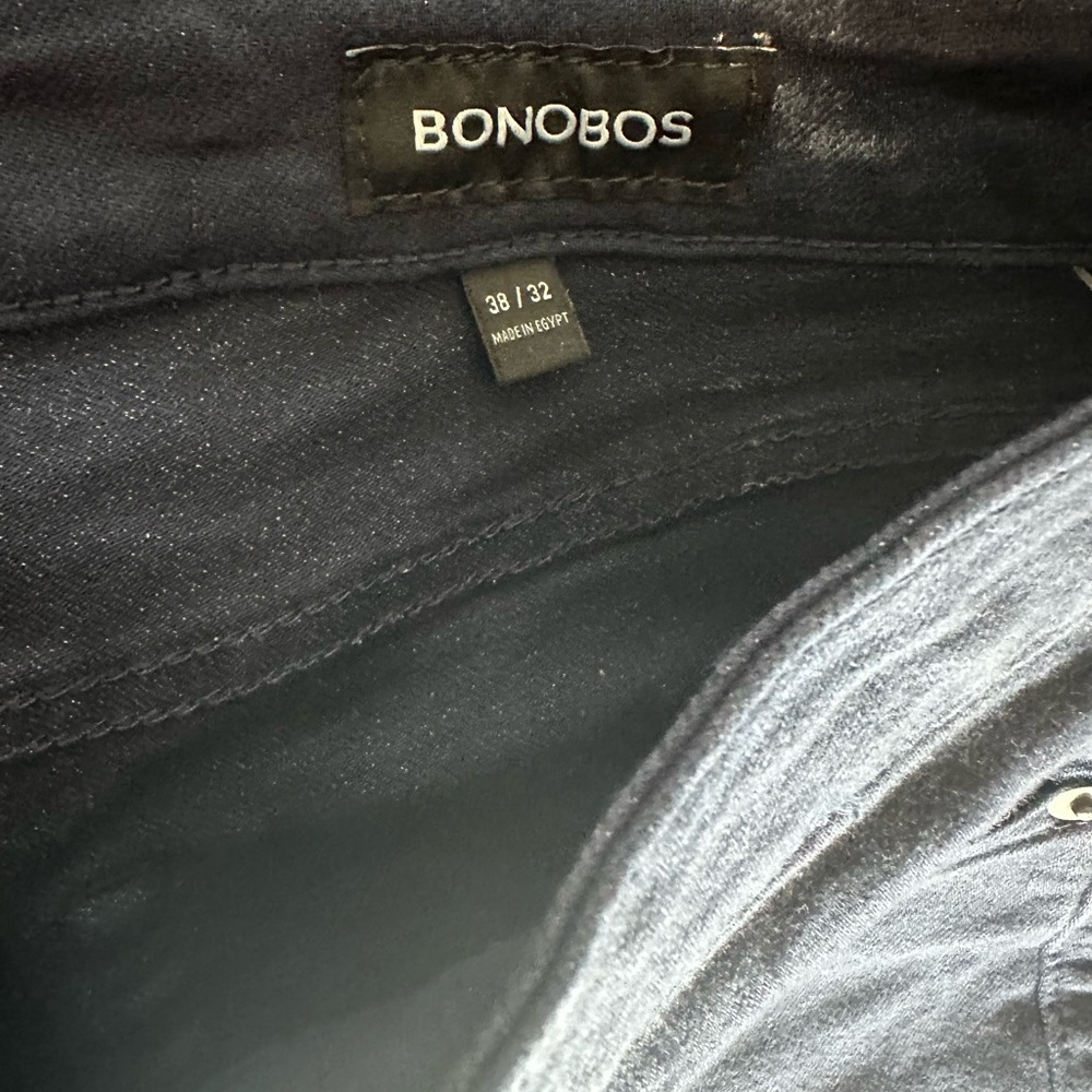 Bonobos Blue Straight Jeans with Classic Fit‎ - Picture 3 of 7